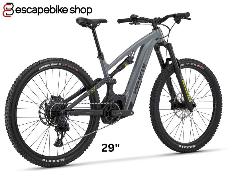 Whyte E-160 S Mountain E.Bike - Grey with Matt Black-4